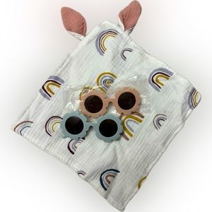 New Lovie and Sunglasses Bundle for Baby/Toddler Girls